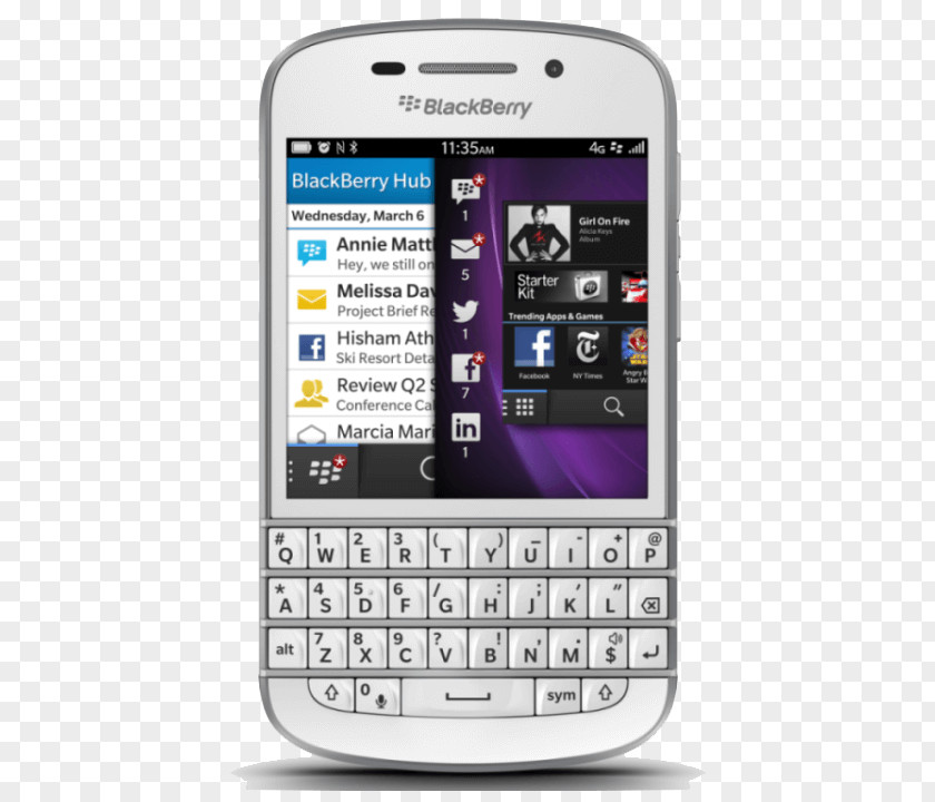Network Code BlackBerry Q10 Priv Z10 Classic Smartphone PNG