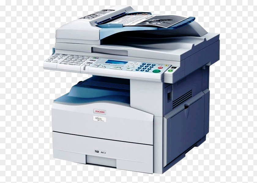 Printer Photocopier Ricoh Multi-function Image Scanner PNG