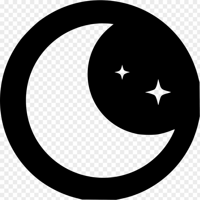 The Noun Project Crescent Moon Circle PNG