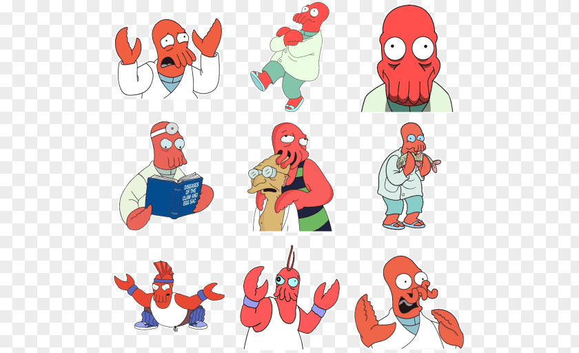 Zoidberg Sticker Character Cartoon PNG