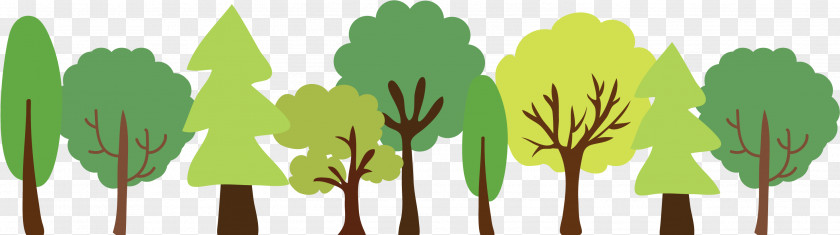 Gesture Forest Cartoon Nature Background PNG