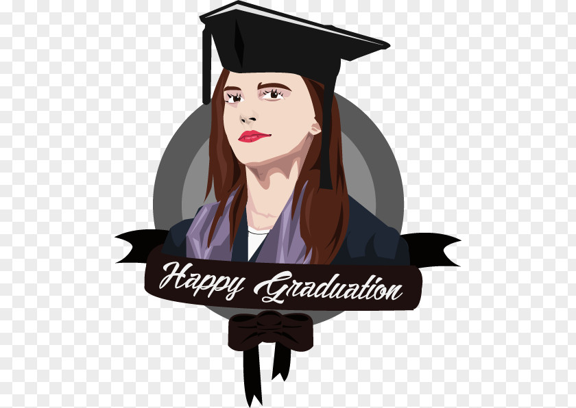 Happy Graduation Digital Image Sketch PNG