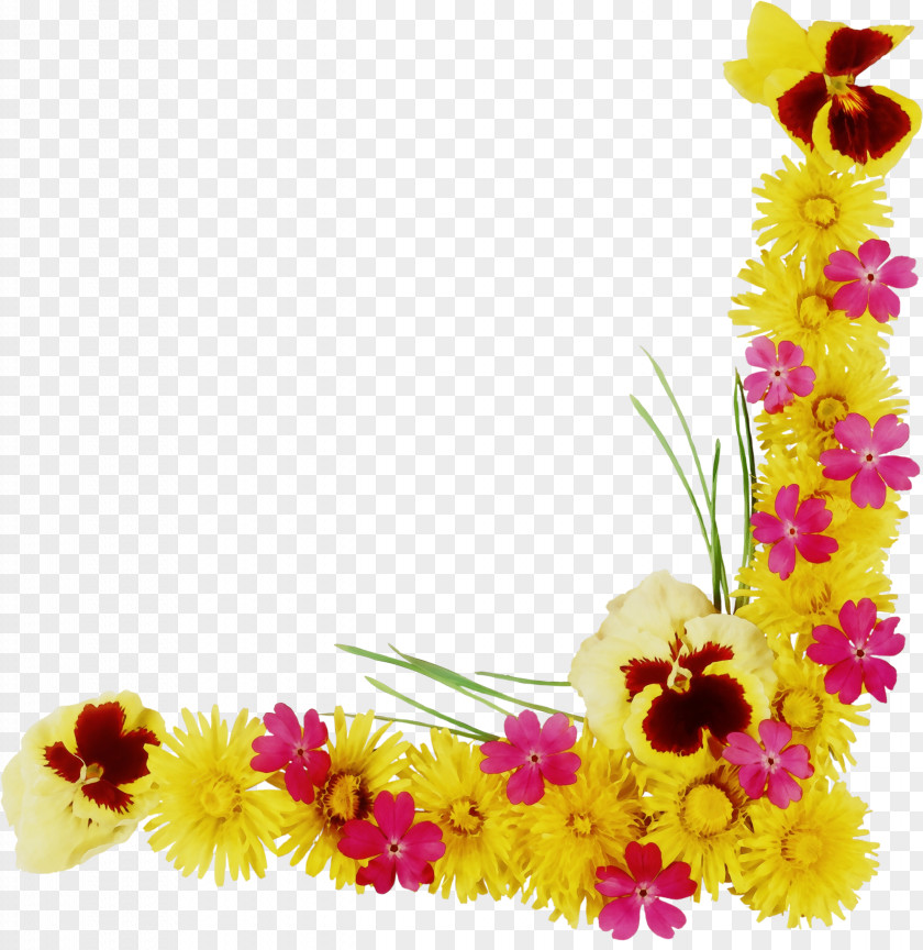 Wildflower Gerbera Floral Design PNG