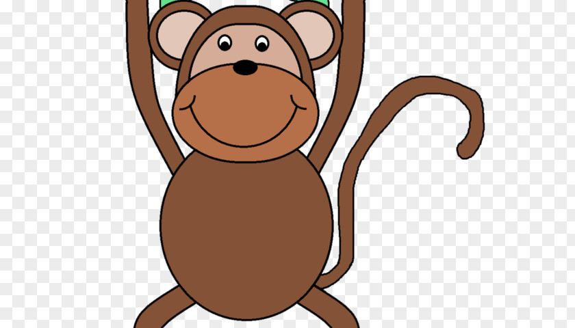 Cartoon Silhouette Monkey PNG