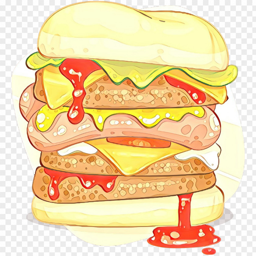 Hamburger Finger Food Junk Cartoon PNG