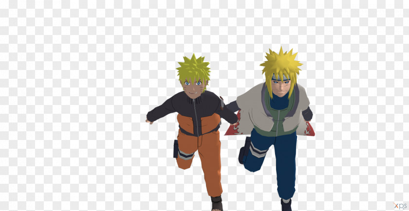 Minato Namikaze Father Son Figurine Hokage PNG