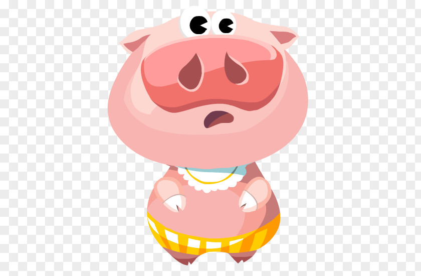 Smile Animation Pig Cartoon PNG