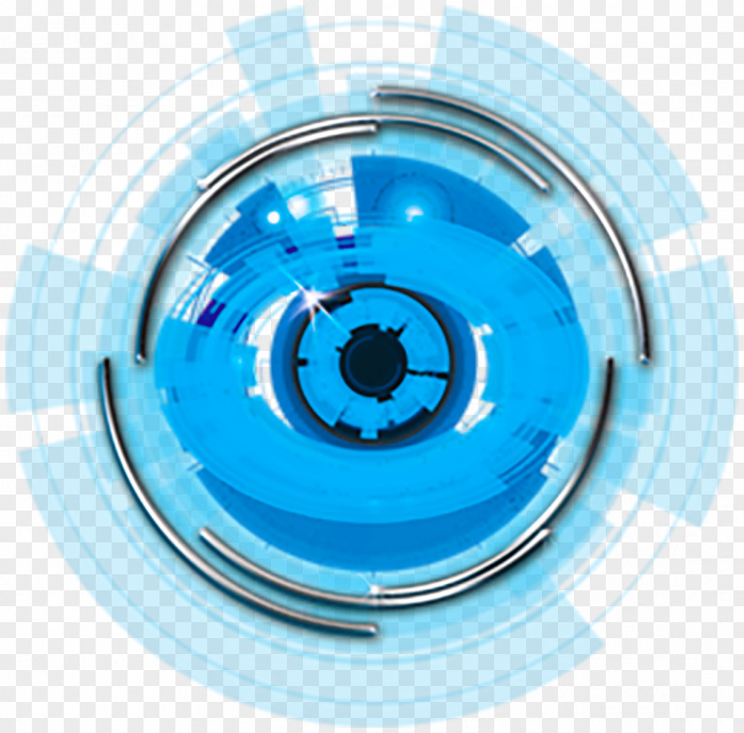 Tecnology Technology Eye Body Worlds Blue System PNG