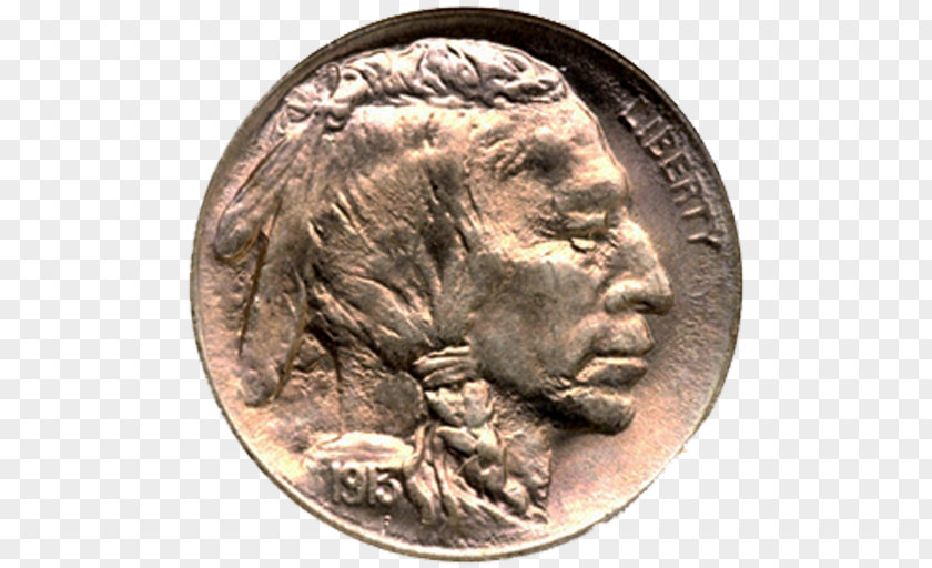 Coin Dime Buffalo Nickel Penny PNG