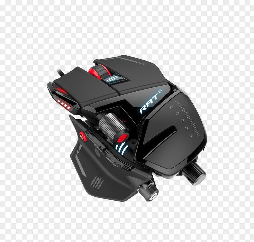 Computer Mouse Mad Catz Rat 4 Optical Gaming For Pc Mcb4373100a3041 Video Game PNG