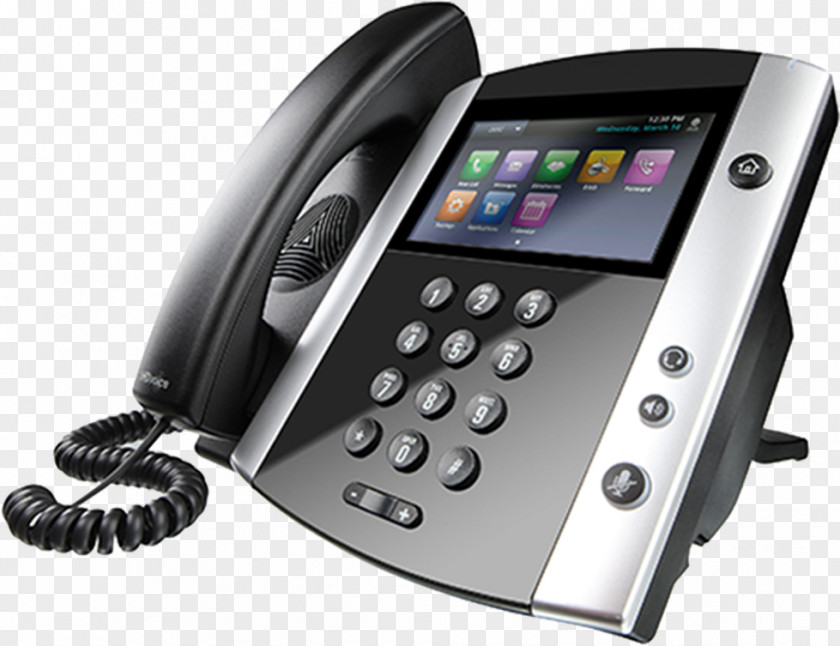 Sip Polycom VVX 600 601 Media Phone VoIP PNG