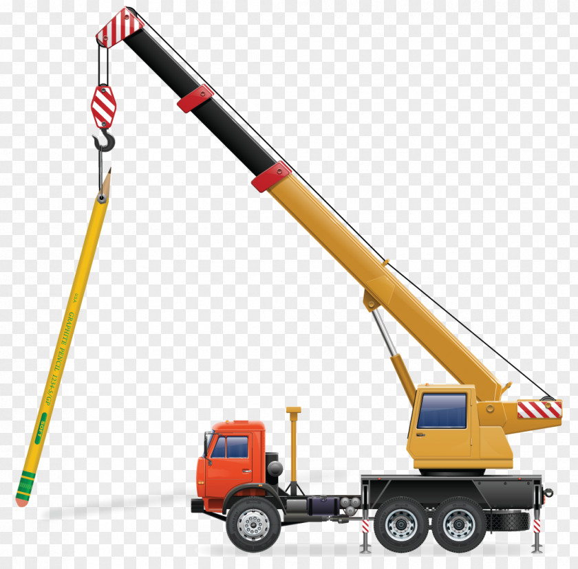 Crane Architectural Engineering Mobile Heavy Machinery PNG