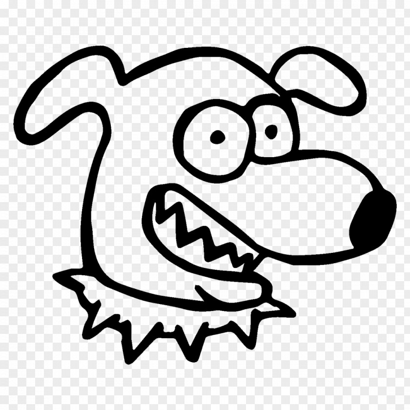 Dog Face Drawing Line Art Cartoon Clip PNG