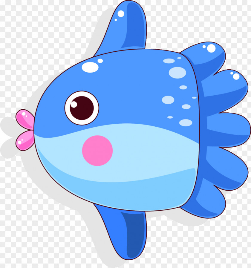 Fish Cartoon Illustration PNG