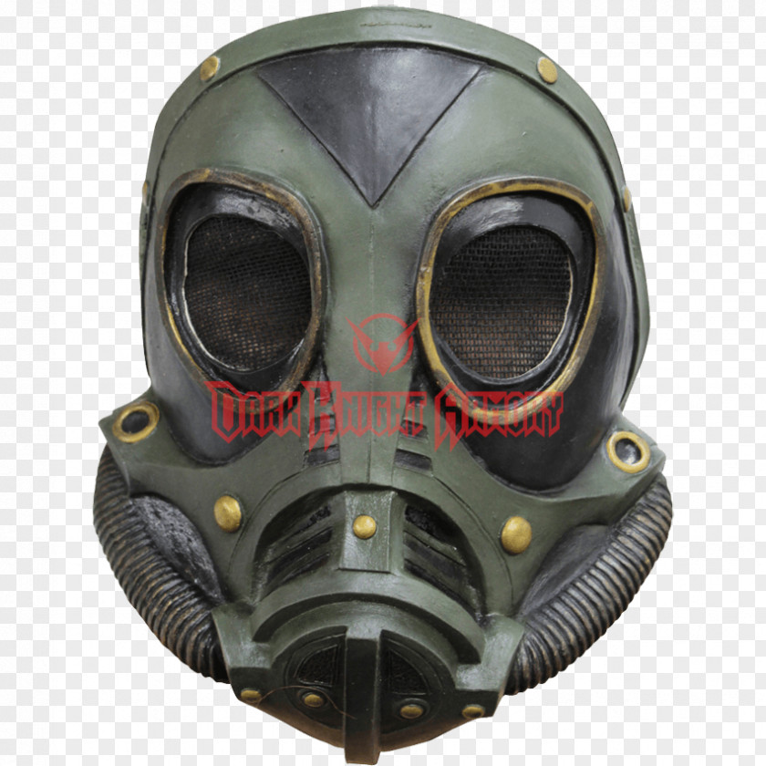 Gas Mask Halloween Costume Latex Steampunk PNG