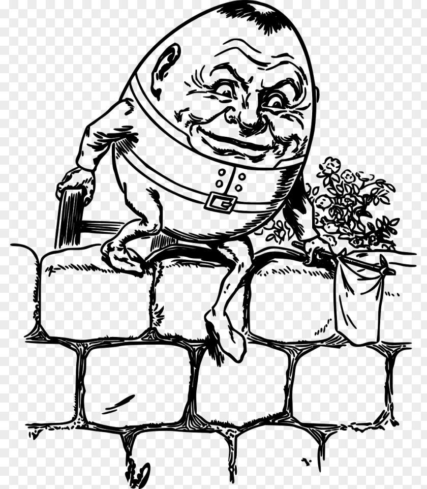 Humpty Dumpty All The King's Men Nursery Rhyme Drawing PNG