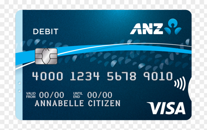 Personal Card Australia And New Zealand Banking Group Credit Debit Visa PNG