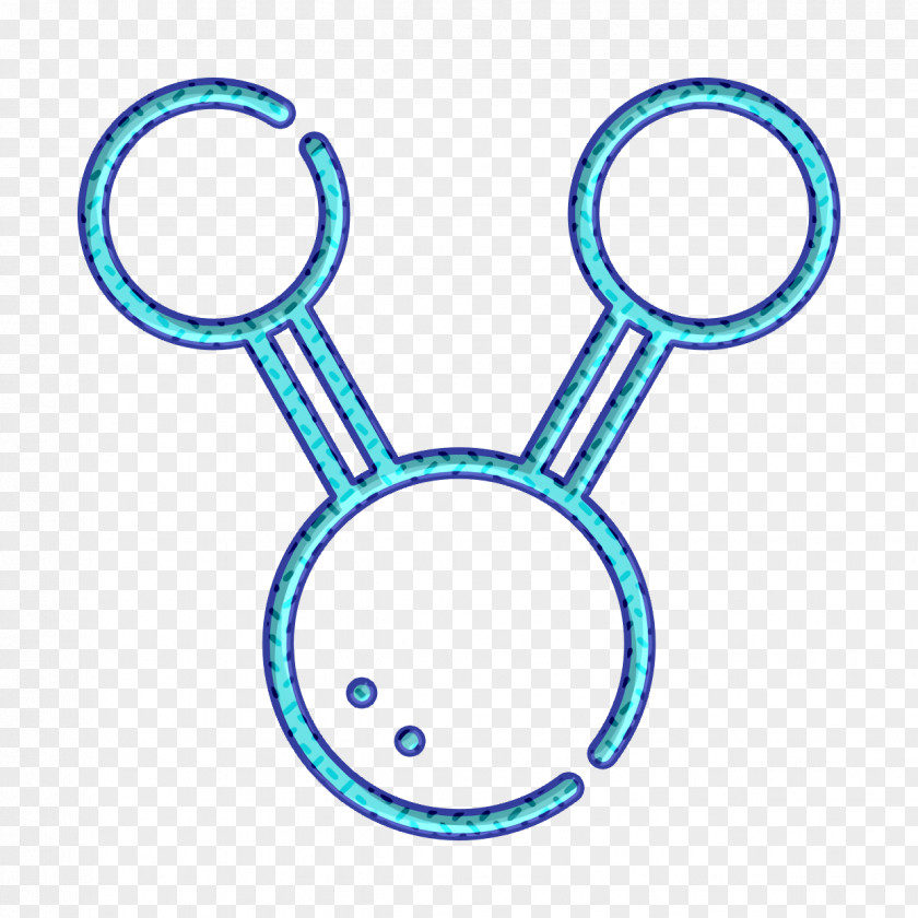 Scientific Study Icon Cell Molecule PNG