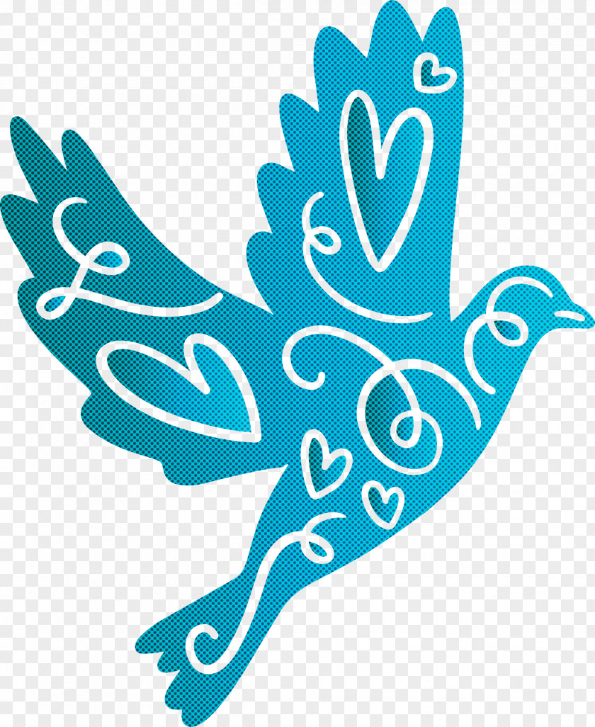 Turquoise Aqua Wing PNG