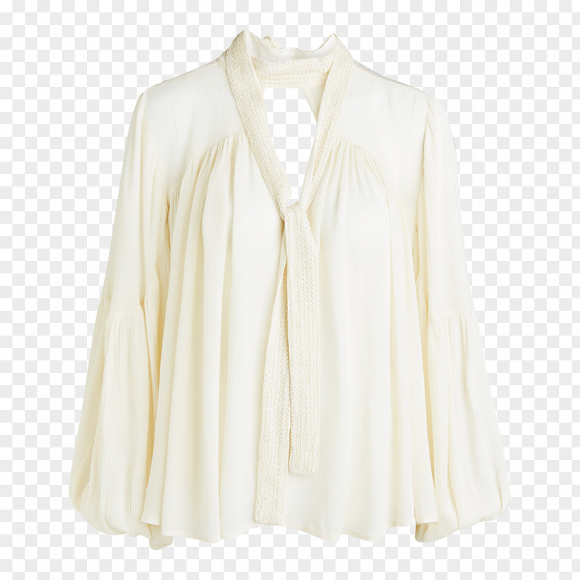 Blouse Sleeve Neck Outerwear PNG