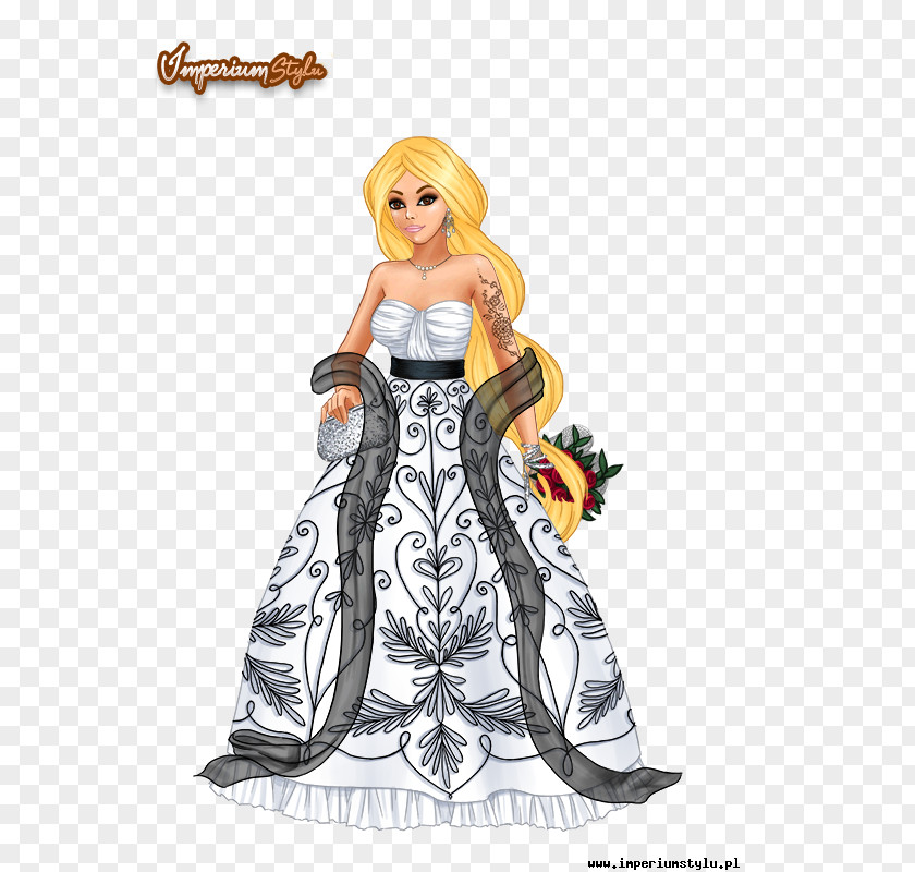 Dziewczyna Kolorowanka Costume Design Lady Popular Cartoon Figurine PNG