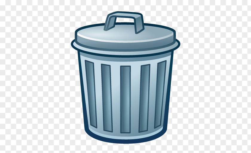 Emoji Rubbish Bins & Waste Paper Baskets Sticker PNG