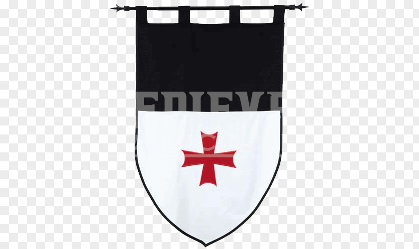 Flag Middle Ages Knights Templar Banner PNG
