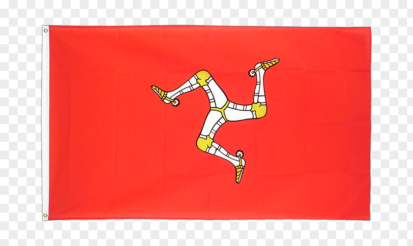 Flag Of The Isle Man Peel Castle Douglas Fahne PNG