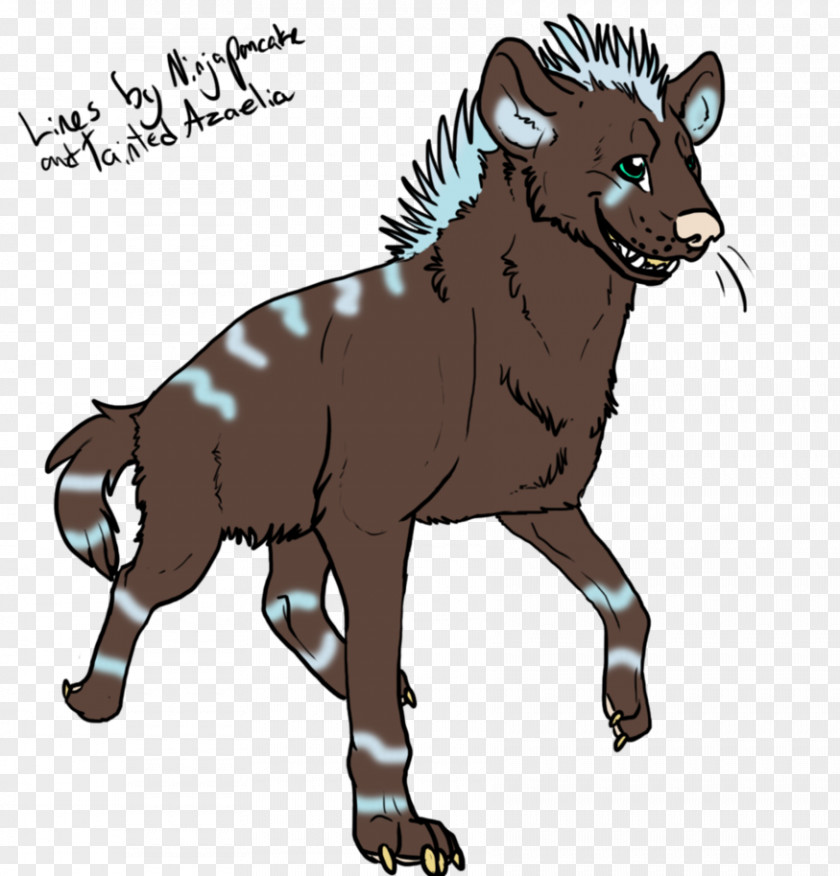 Hyena Shenzi Lion Cat Line Art PNG