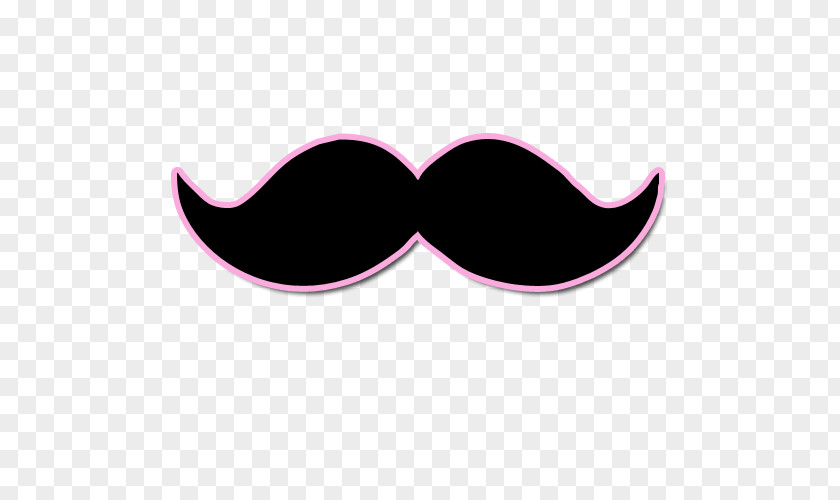 Mustache Purple Magenta Violet PNG