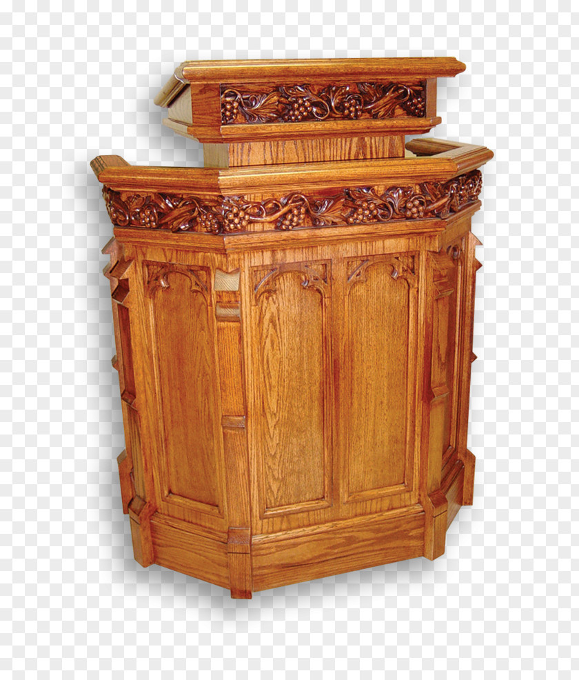 Pulpit Southeast Church Furniture Wood Stain PNG