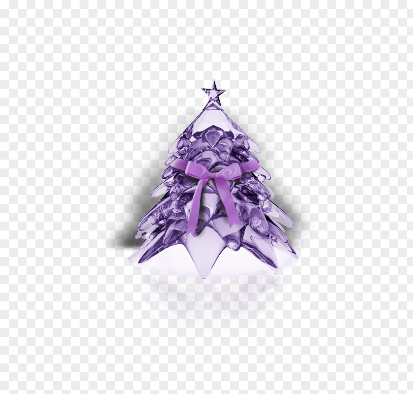 Purple Christmas Tree PNG