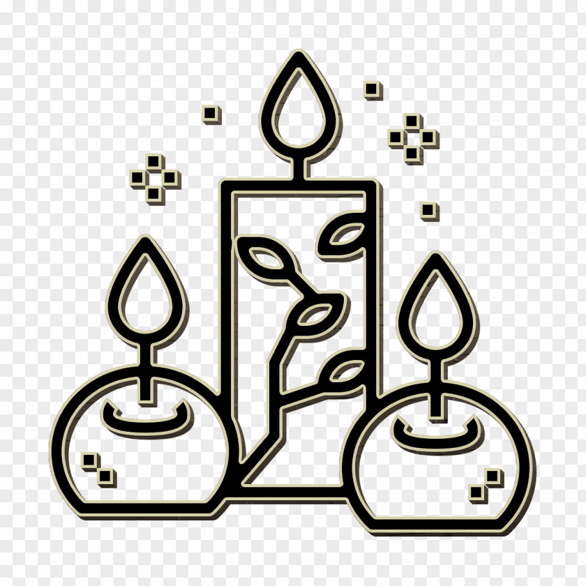 Spa Icon Alternative Medicine Candles PNG