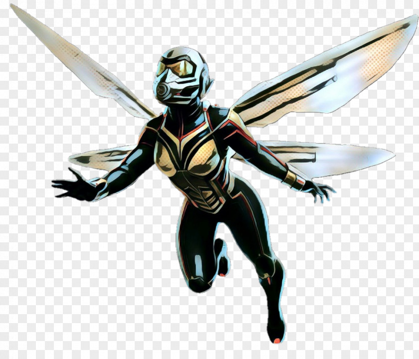 Wasp Marvel Comics Desktop Wallpaper Image PNG