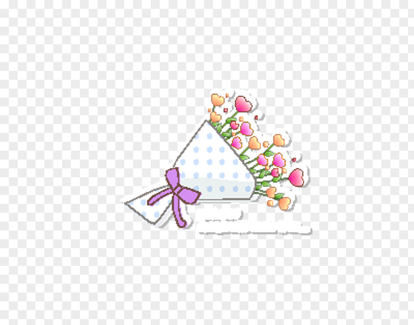 Cartoon Bouquet Nosegay Animation PNG