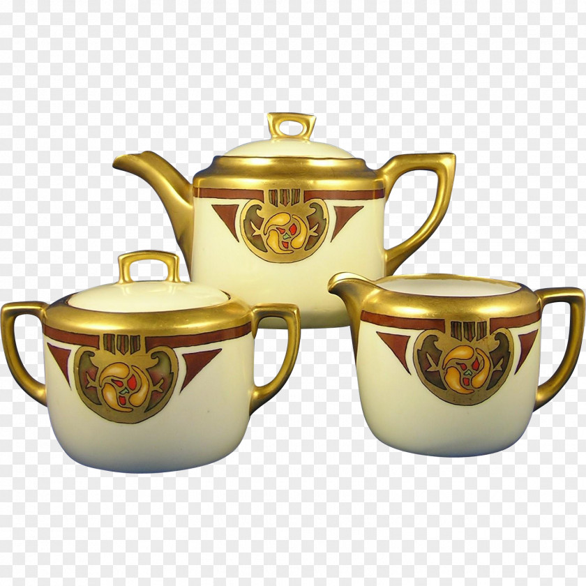 Kettle Ceramic Coffee Cup Teapot Tableware PNG