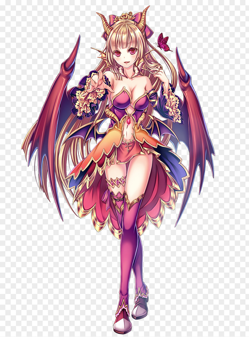 Vampire Character Woman Fairy Demon PNG