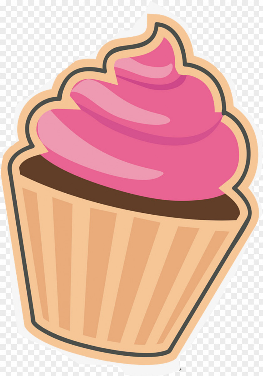 Ai Cupcake Birthday Cake Sticker PNG