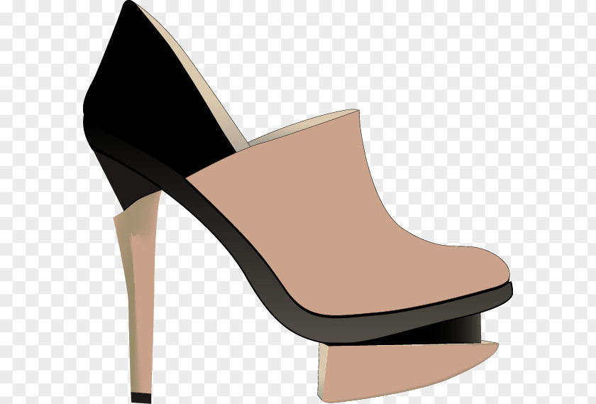 Fashion High Heels Vector Material High-heeled Footwear Shoe PNG
