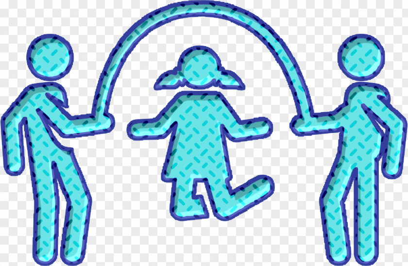 Jumping Rope Icon Child Kindergarten Pictograms PNG