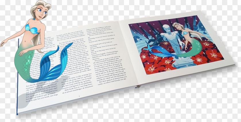Magic Book The Little Mermaid Classic Augmented Reality Fairy Tale PNG