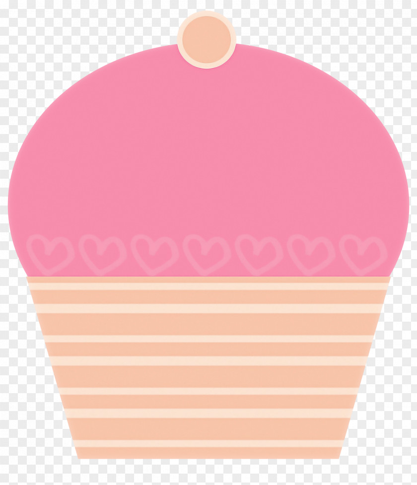 Pink Peach Frozen Dessert Line PNG