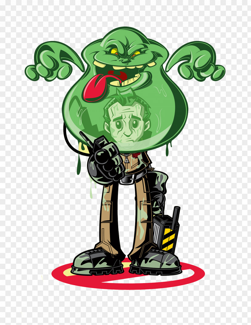Sticky Blame The Devil Slimer Ghostbusters Art Illustration PNG