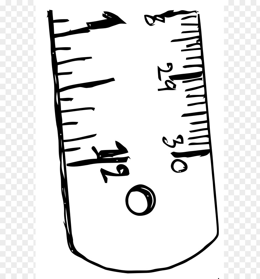 Black Vector Ruler Inch And White Clip Art PNG