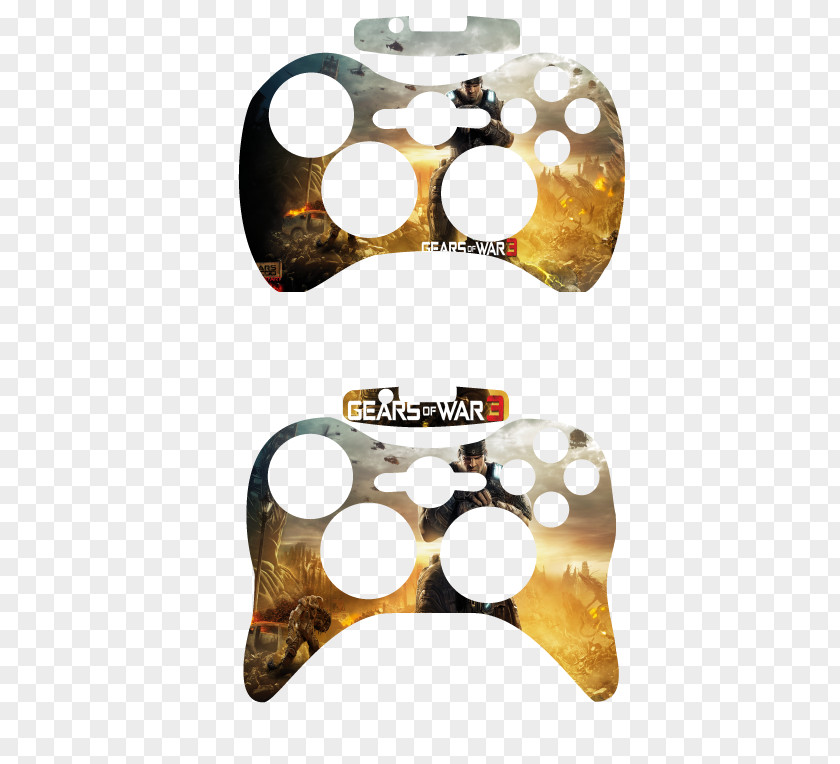 Gears Of War Black Xbox 360 Controller One Game Controllers PNG