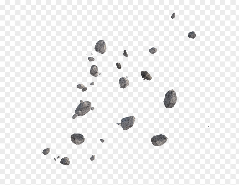 Splashed Gravel Rock Crushed Stone PNG