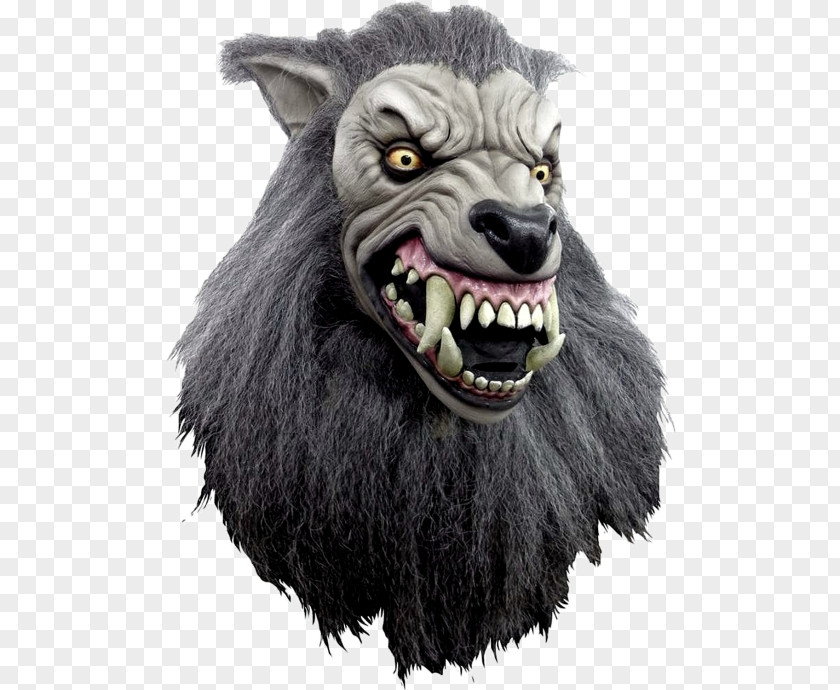 Werewolf The Mask Gray Wolf Headgear PNG