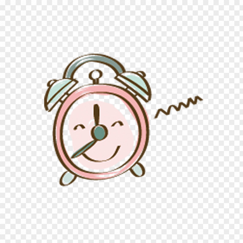 Cartoon Alarm Clock Drawing PNG