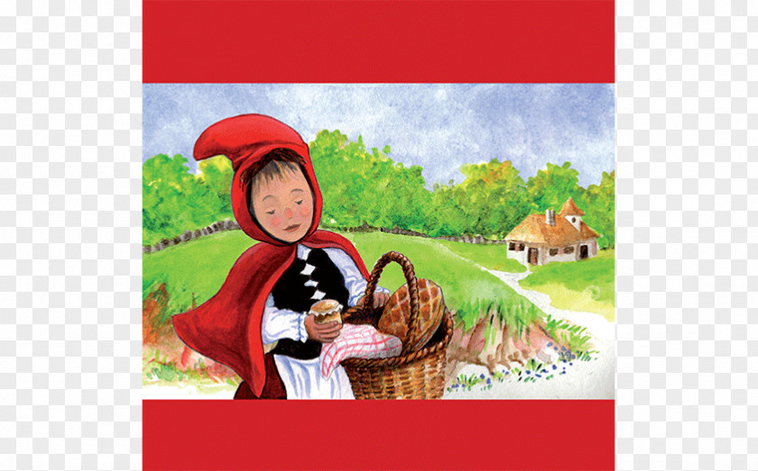 Chaperon Little Red Riding Hood Gray Wolf Conte History PNG