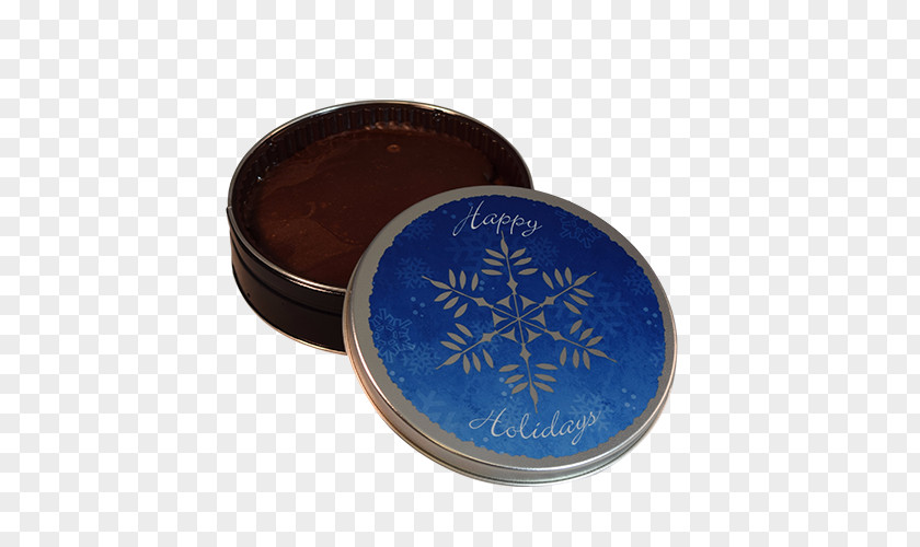 Chocolate Fudge Cobalt Blue Snowflake PNG